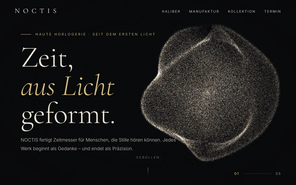 NOCTIS Haute Horlogerie – Signature · Uhrenmanufaktur
