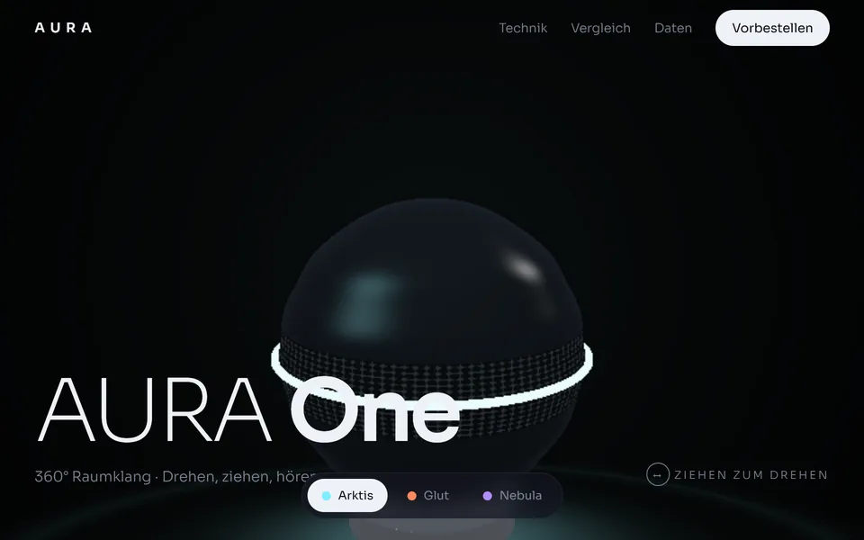 AURA One – Premium 3D · Audio
